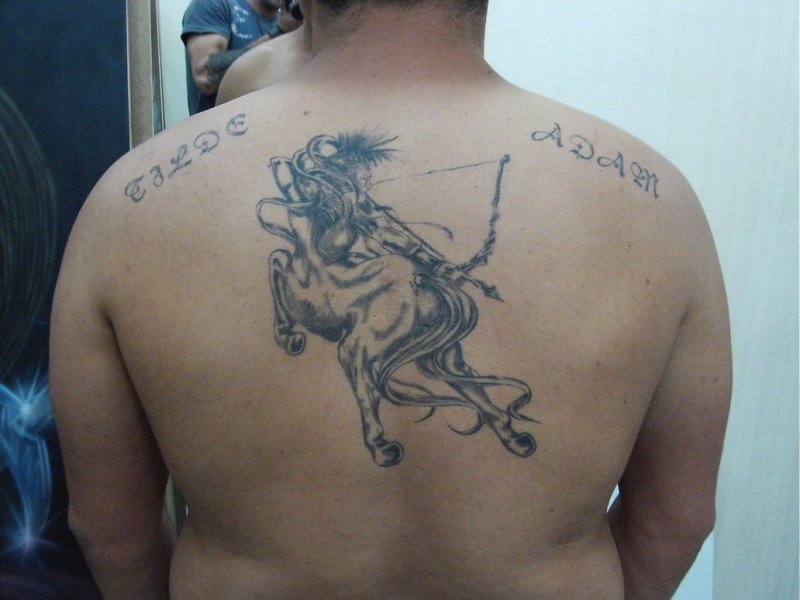 Стрелец Sagittarius тату