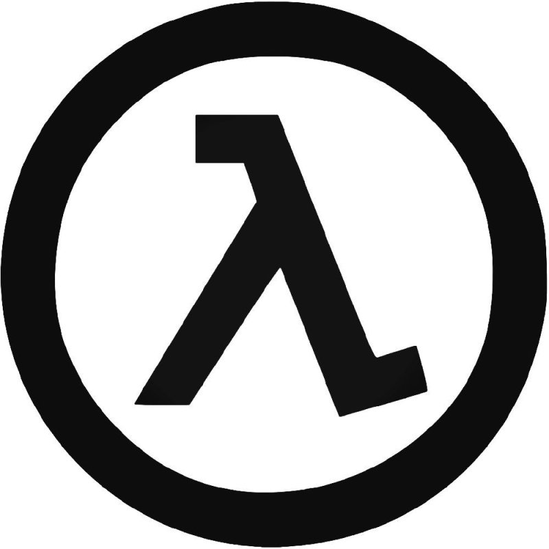 Наклейка half Life