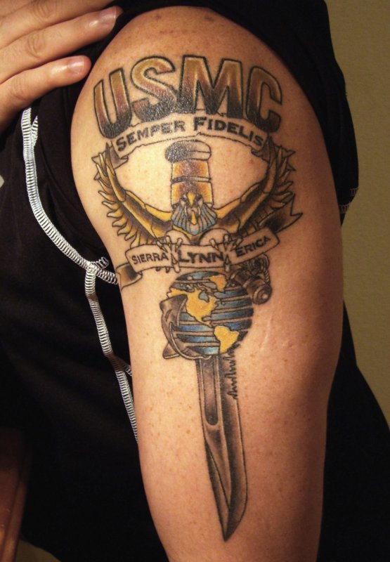 Тату USMC