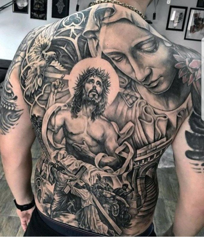 Тату Иисуса Христа