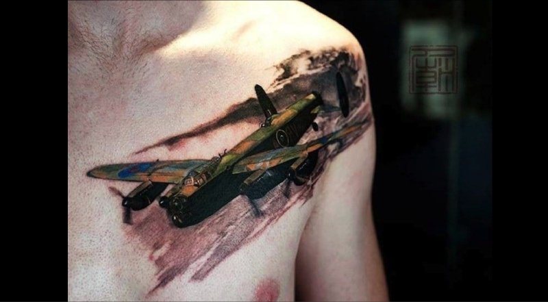Тату Авиация Военная