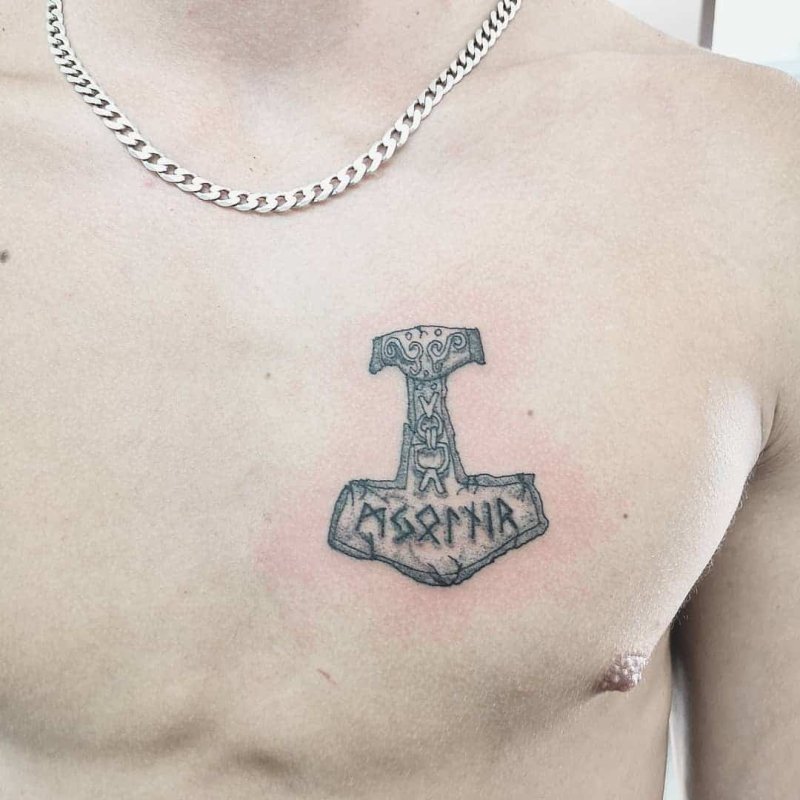 Мужские тату с светом