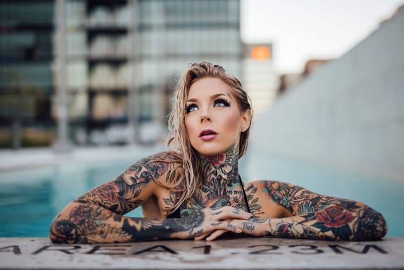 Тату модель Madison Skye