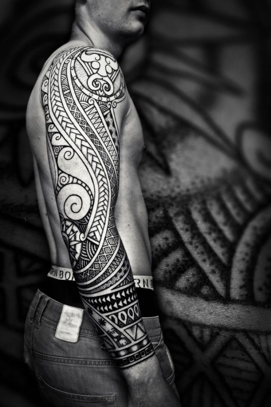 Blackwork Полинезия