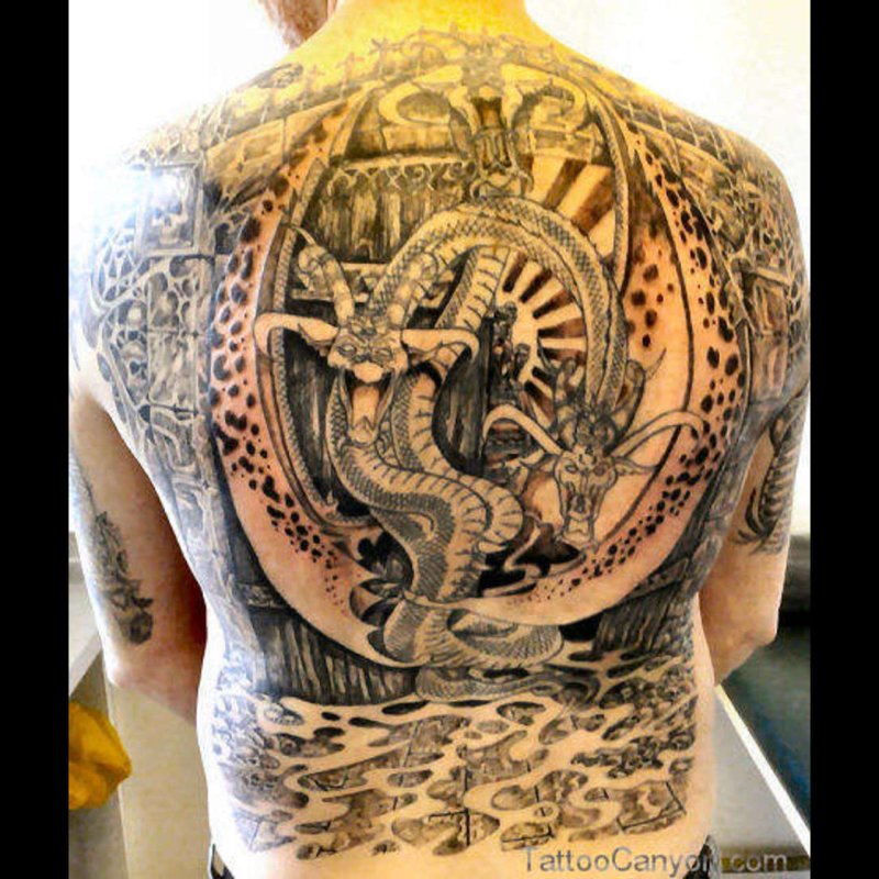 Tattoo backpiece