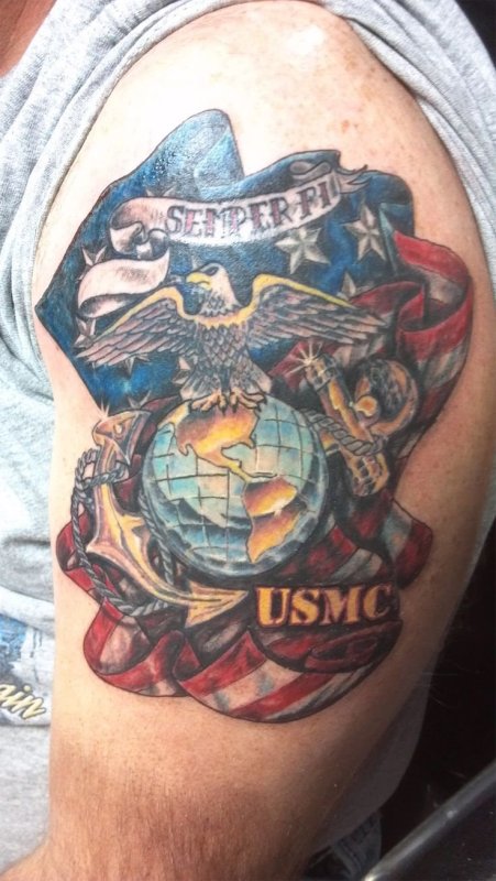 Тату USMC