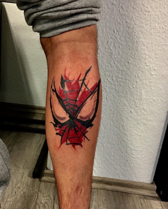 Тату Spider man