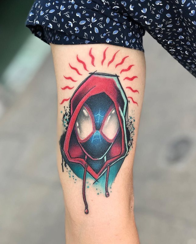Тату Spider man