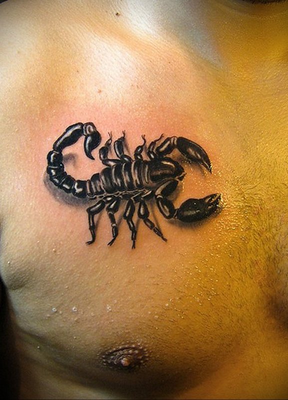 Красивые тату скорпиона