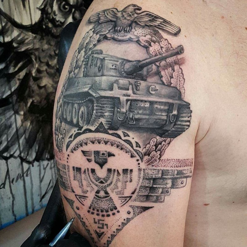Тату танка т-72