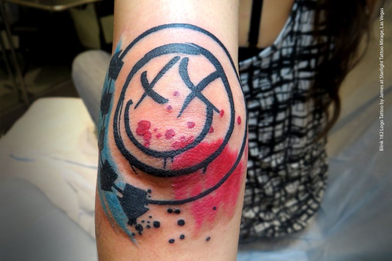 Blink 182 logo Tattoo