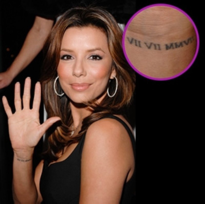 Eva Longoria Tattoo