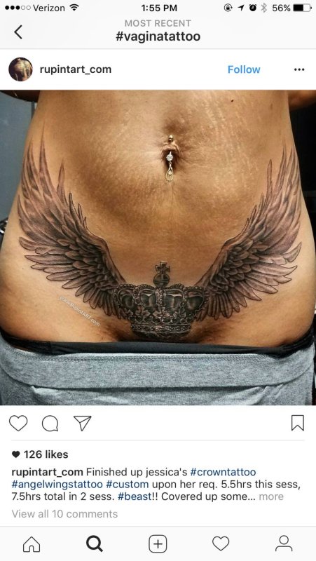 Интимные тату