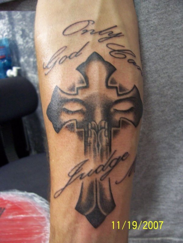 Only God can judge me тату