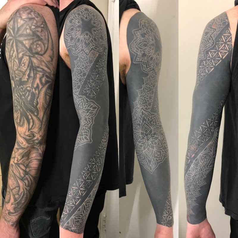 Заживший blackwork