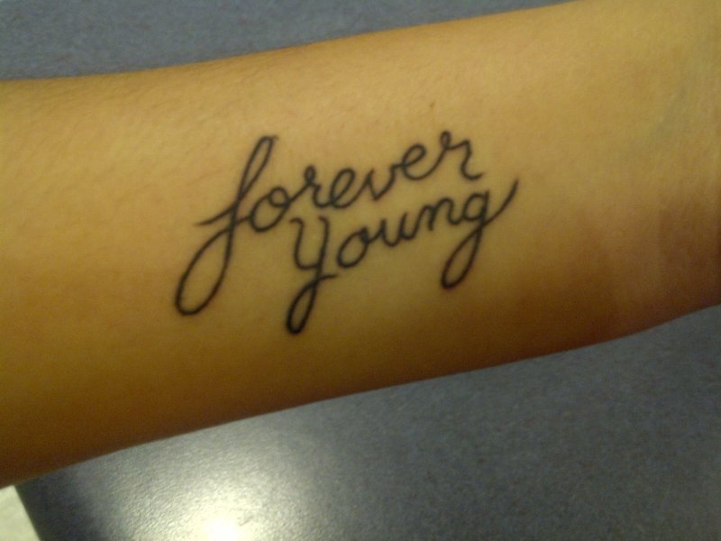 Татуировка Forever young