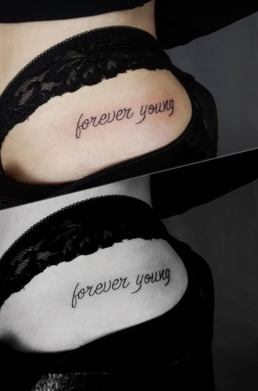 Татуировка Forever young