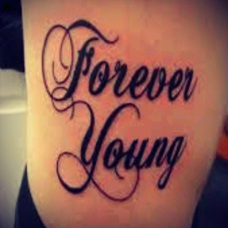 Татуировка Forever young