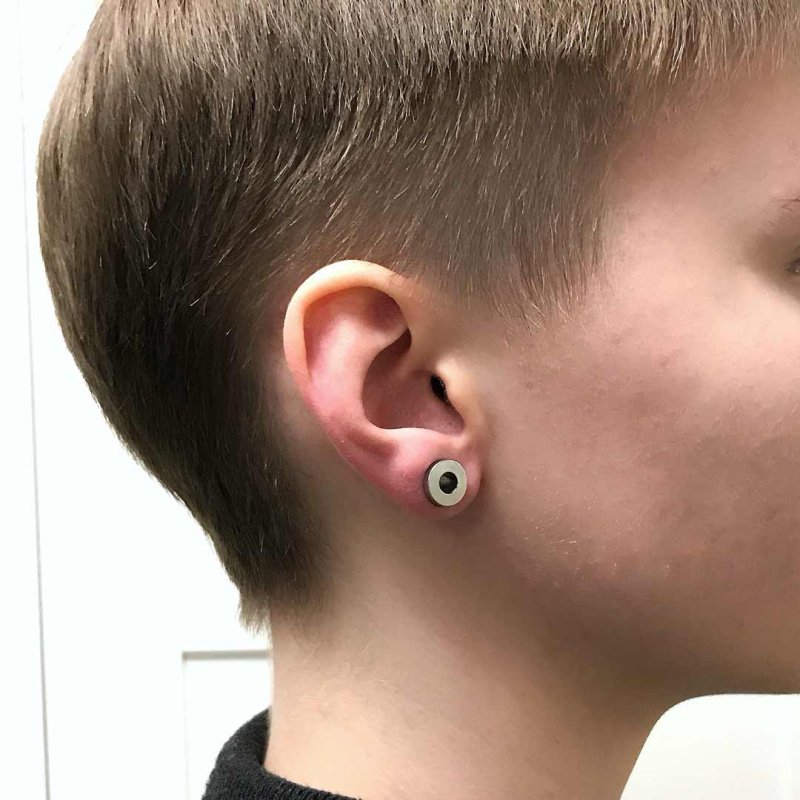 Серьги туннели женские