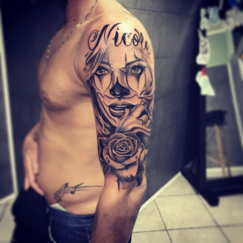 Chicano стиль тату