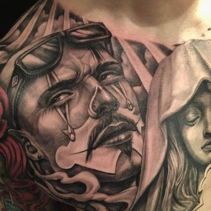Chicano стиль тату
