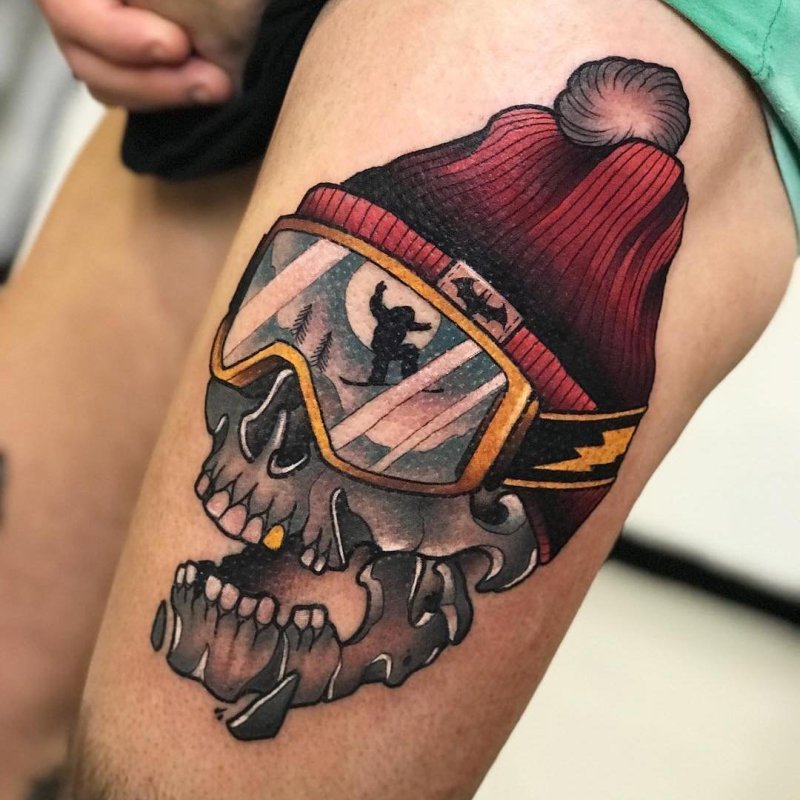 Totenkopf тату череп