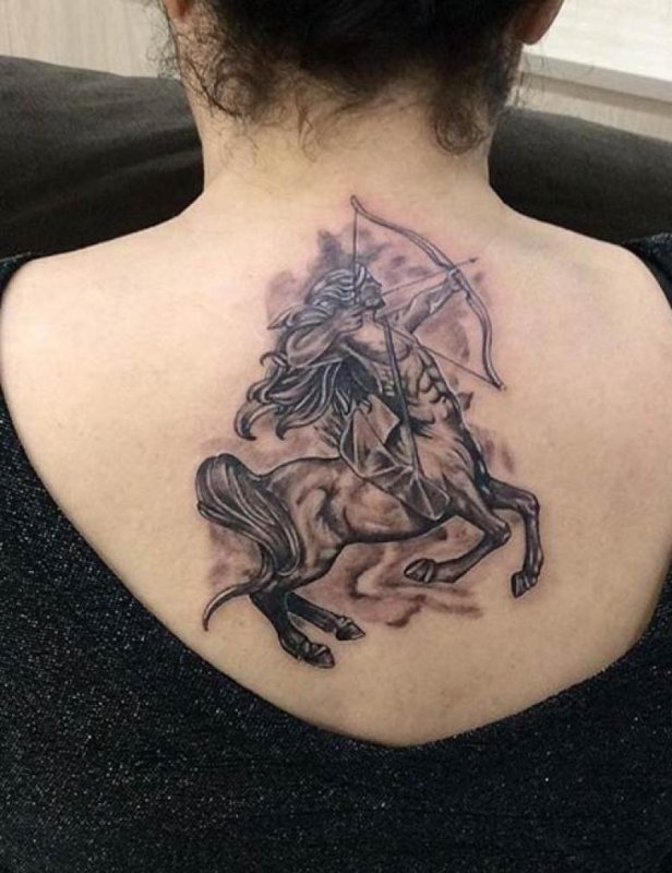 Стрелец Sagittarius тату