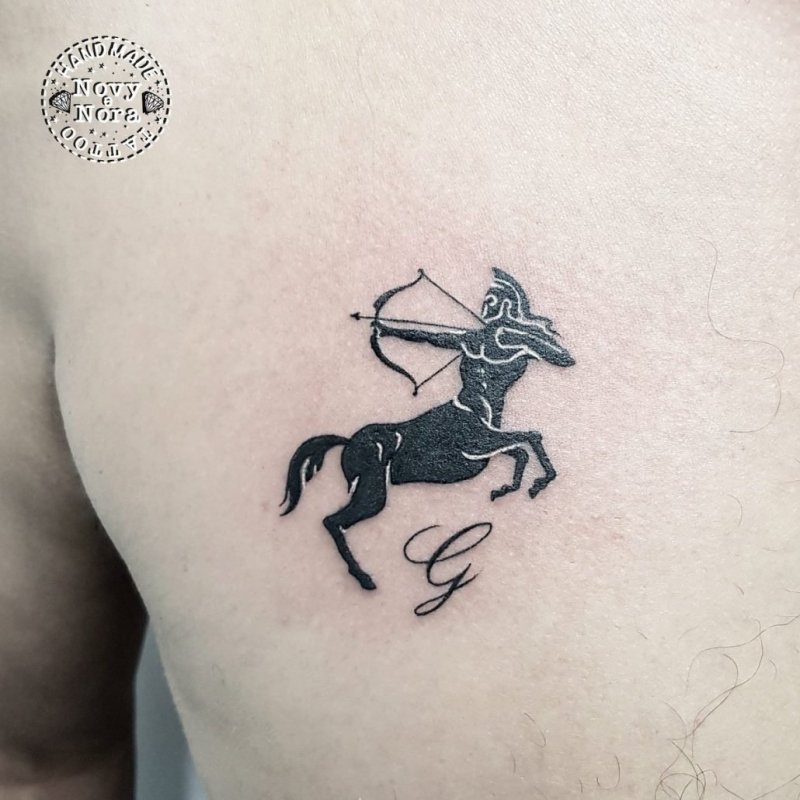 Знак стрельца тату