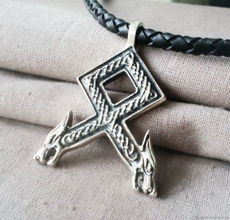 Тату руны Альгиз