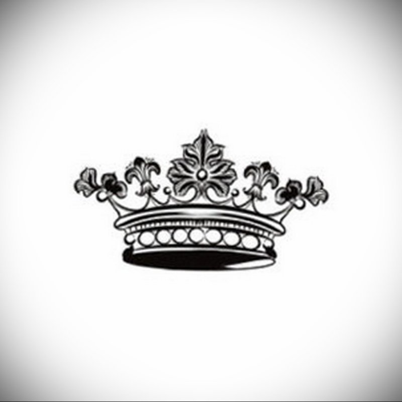 Корона тату эскиз