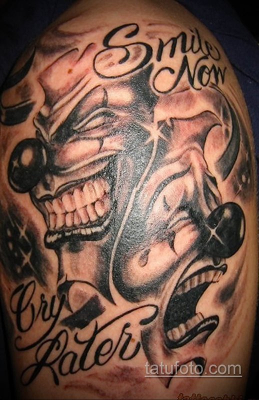 Smile Now Cry later тату