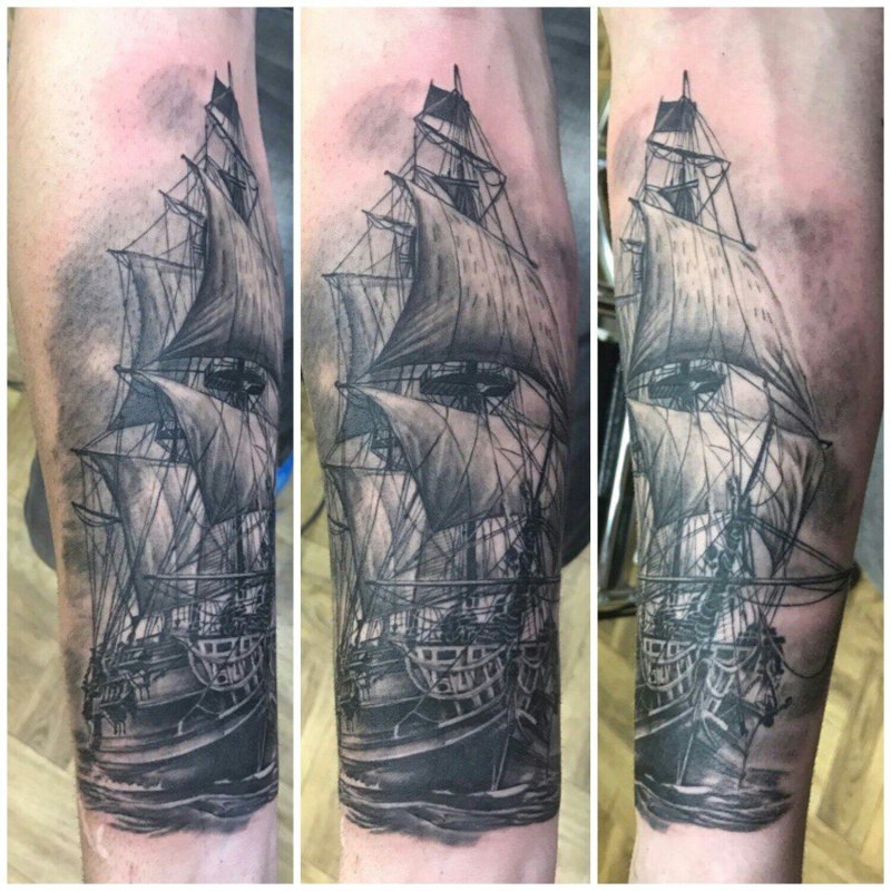 Пиратский корабль Tattoo