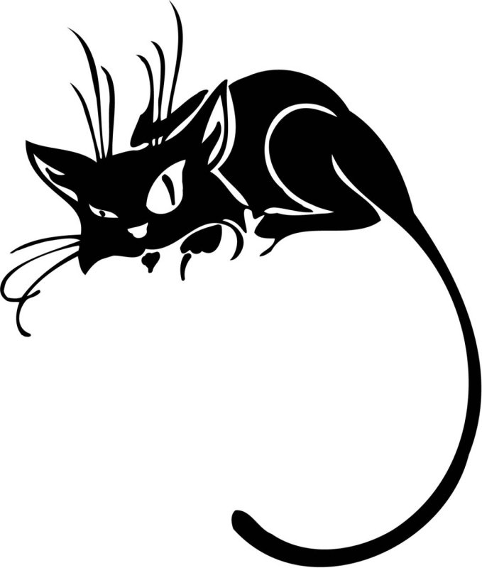 Стилизованная кошка