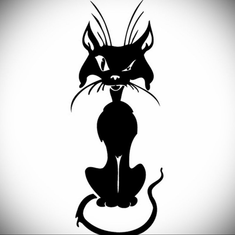 Рисунки кошек для тату