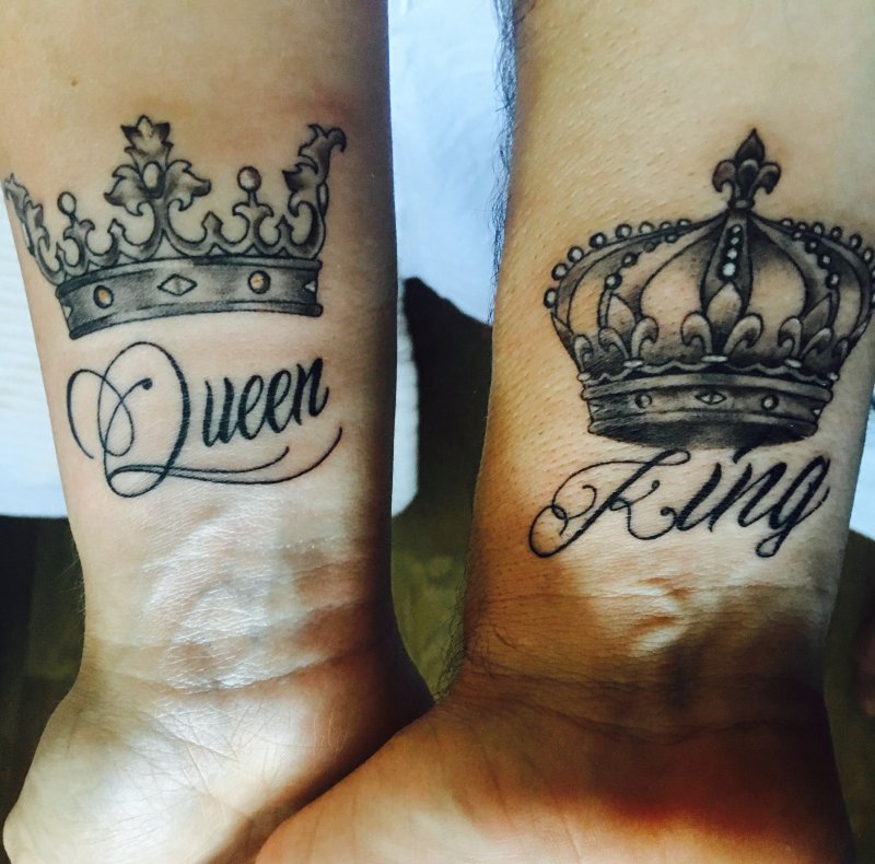 Тату King Queen