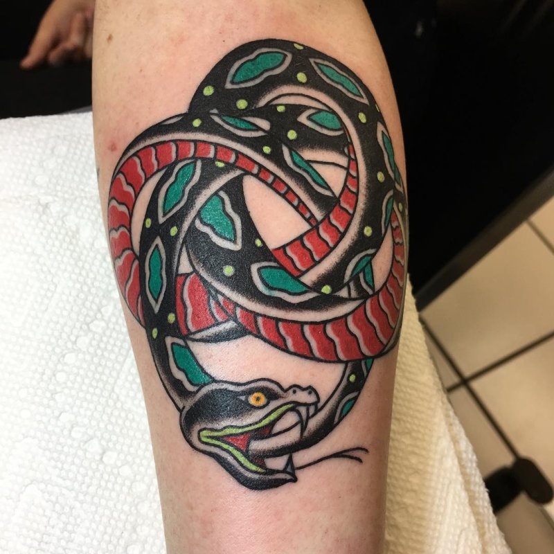 Ouroboros тату