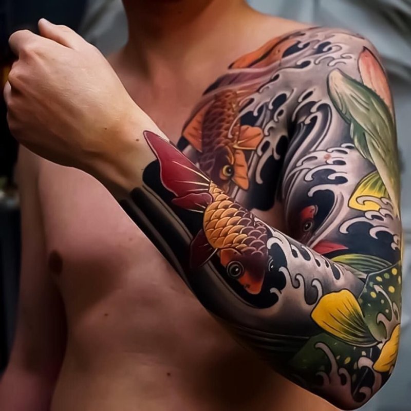 Irezumi Tattoo предплечье