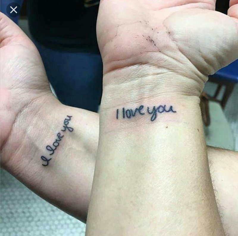 Тату мать и дочь