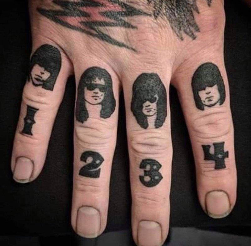 Панк тату