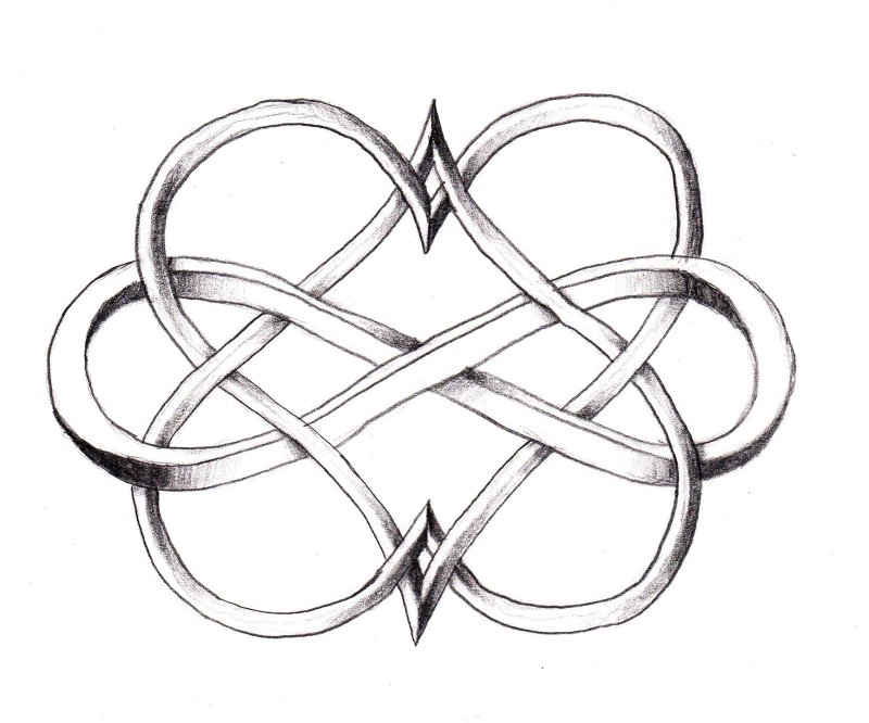 Знак бесконечности тату