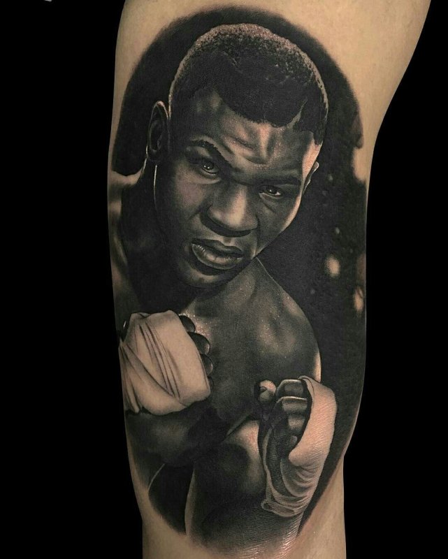 Mike Tyson тату