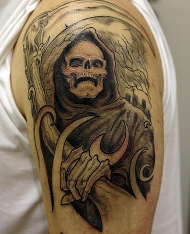 Grim Reaper тату