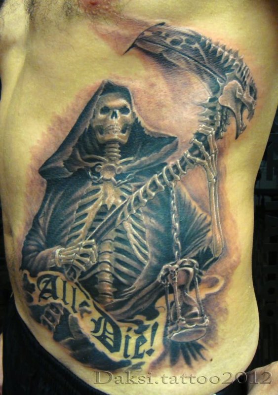 Grim Reaper тату