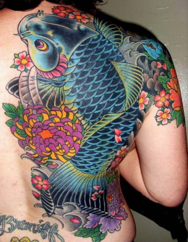 Koi Fish to Dragon Tattoo