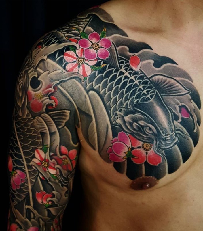 Leg Sleeve Tattoo