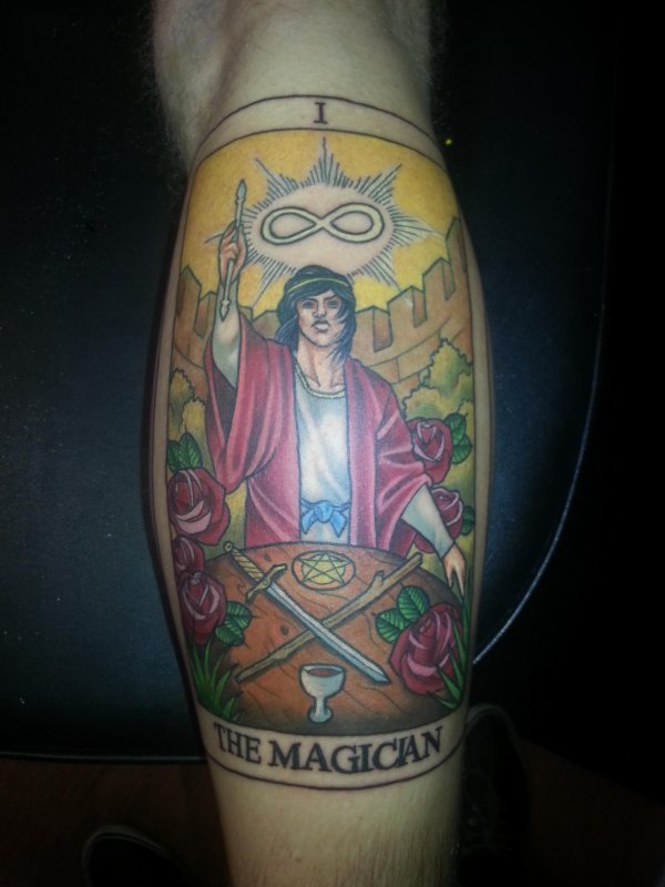 The Magician Таро тату