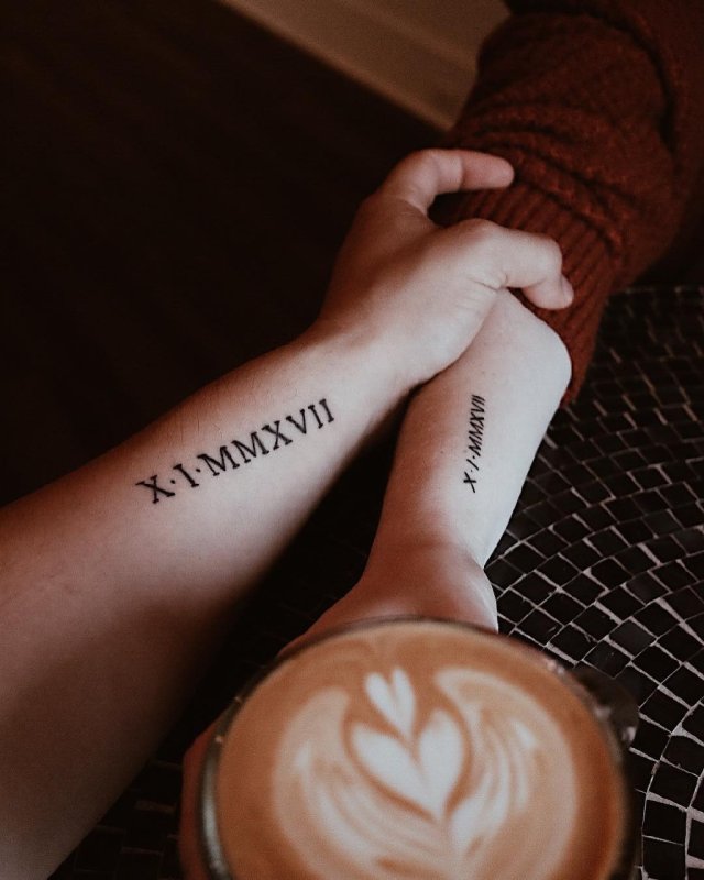 Тату для двоих надписи