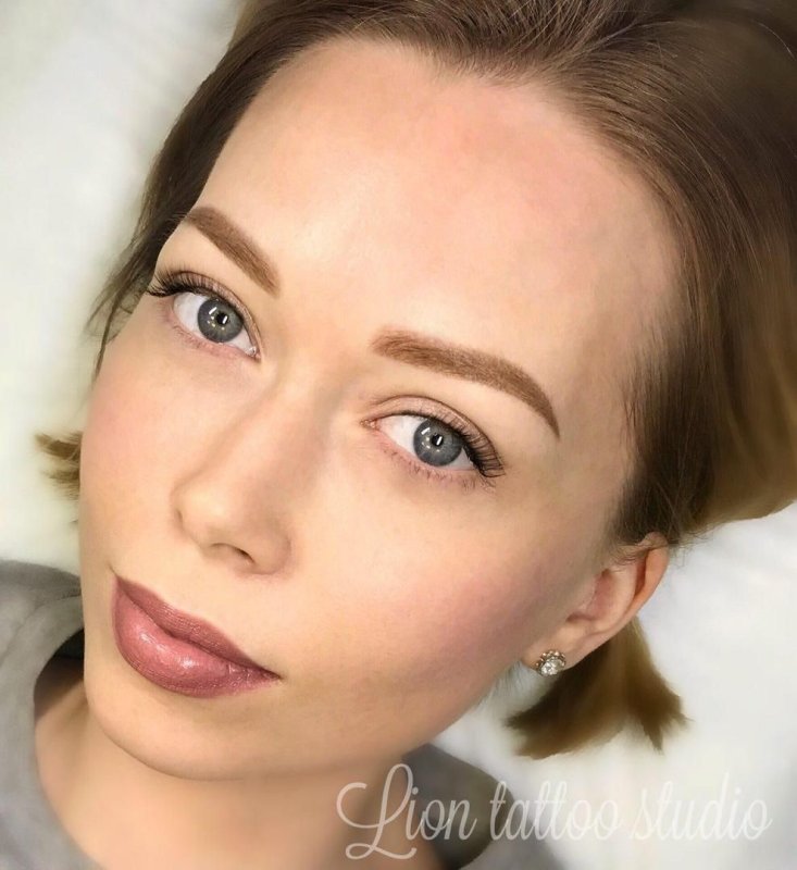 Галина Танаева татуаж бровей