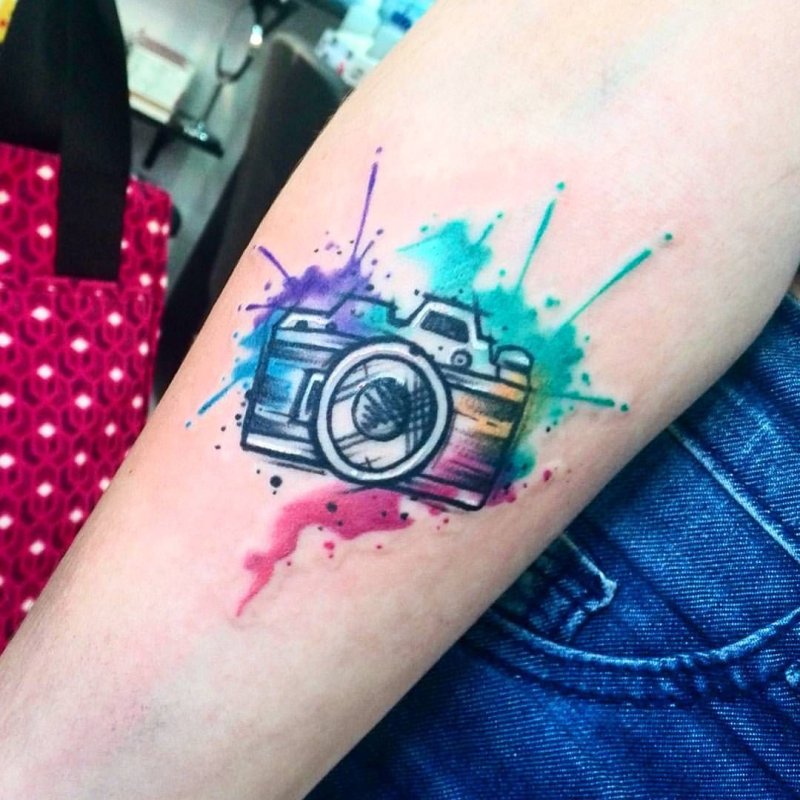 Фотоаппарат тату 3d