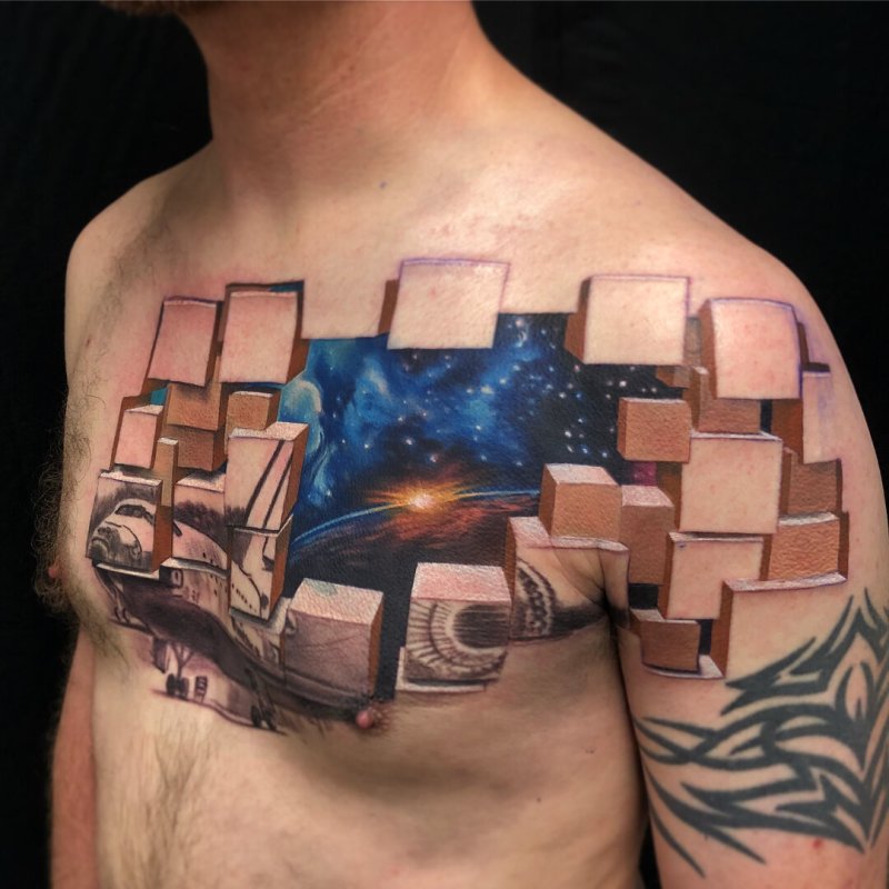 3д тату